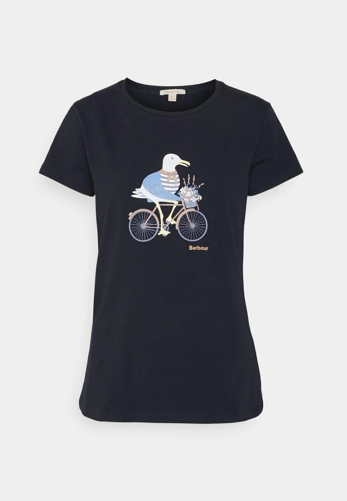 Barbour PENFOR TEE - Print T-shirt - Navy - Image 5