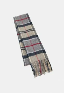 Barbour YAXLEY TARTAN SCARF UNISEX - Scarf - Beige/multi-coloured