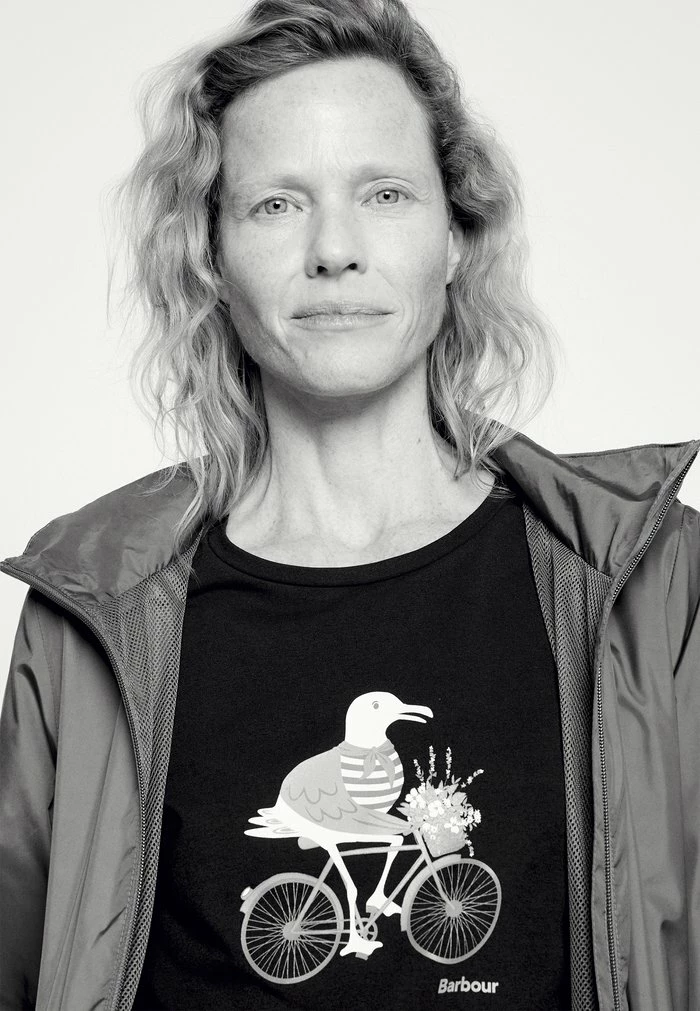 Barbour PENFOR TEE - Print T-shirt - Navy - Image 4