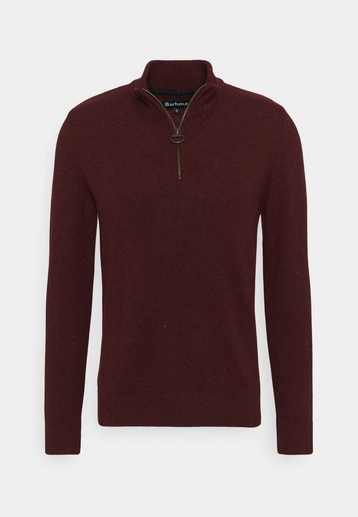 Barbour TISBURY HALF ZIP - Jumper - Ruby
