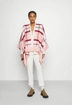 Barbour KILMORE TARTAN SERAPE - Cape - Pink/hessian